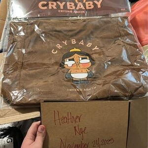 Cry Baby Brown Tote Bag